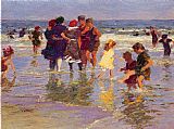 Edward Henry Potthast Famous Paintings - A July Day